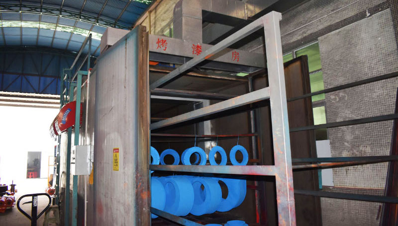 我司DT离心风柜产品生产步骤